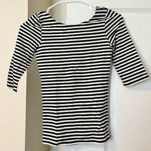 Theory Boatneck 3/4 Sleeve Top